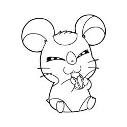 Disegno da colorare: Hamtaro (Cartoni animati) #40025 - Pagine da Colorare Stampabili Gratuite