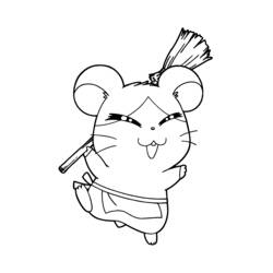 Disegno da colorare: Hamtaro (Cartoni animati) #40041 - Pagine da Colorare Stampabili Gratuite