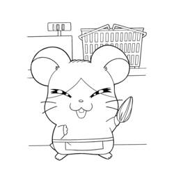 Disegno da colorare: Hamtaro (Cartoni animati) #40049 - Pagine da Colorare Stampabili Gratuite