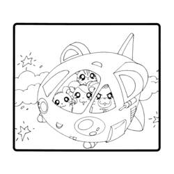 Disegno da colorare: Hamtaro (Cartoni animati) #40067 - Pagine da Colorare Stampabili Gratuite