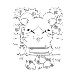 Disegno da colorare: Hamtaro (Cartoni animati) #40071 - Pagine da Colorare Stampabili Gratuite