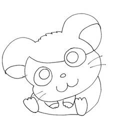 Disegno da colorare: Hamtaro (Cartoni animati) #40075 - Pagine da Colorare Stampabili Gratuite