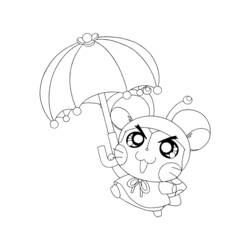 Disegno da colorare: Hamtaro (Cartoni animati) #40084 - Pagine da Colorare Stampabili Gratuite