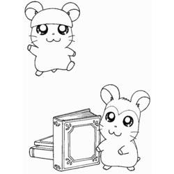 Disegno da colorare: Hamtaro (Cartoni animati) #40087 - Pagine da Colorare Stampabili Gratuite