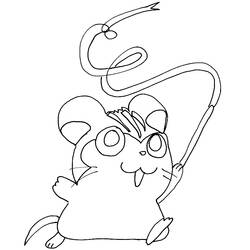 Disegno da colorare: Hamtaro (Cartoni animati) #40119 - Pagine da Colorare Stampabili Gratuite