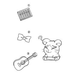 Disegno da colorare: Hamtaro (Cartoni animati) #40143 - Pagine da Colorare Stampabili Gratuite