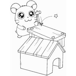 Disegno da colorare: Hamtaro (Cartoni animati) #40145 - Pagine da Colorare Stampabili Gratuite