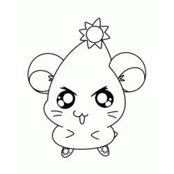 Disegno da colorare: Hamtaro (Cartoni animati) #40156 - Pagine da Colorare Stampabili Gratuite