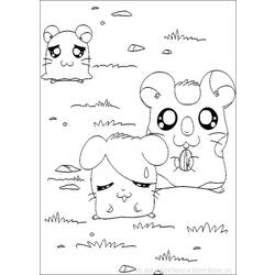 Disegno da colorare: Hamtaro (Cartoni animati) #40188 - Pagine da Colorare Stampabili Gratuite