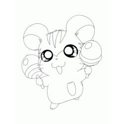 Disegno da colorare: Hamtaro (Cartoni animati) #40206 - Pagine da Colorare Stampabili Gratuite