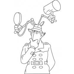 Disegno da colorare: Ispettore Gadget (Cartoni animati) #38871 - Pagine da Colorare Stampabili Gratuite