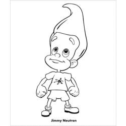 Disegno da colorare: Jimmy neutrone (Cartoni animati) #48888 - Pagine da Colorare Stampabili Gratuite