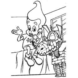 Disegno da colorare: Jimmy neutrone (Cartoni animati) #48899 - Pagine da Colorare Stampabili Gratuite
