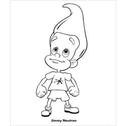 Disegno da colorare: Jimmy neutrone (Cartoni animati) #49016 - Pagine da Colorare Stampabili Gratuite