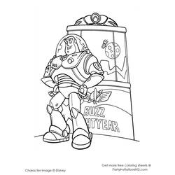 Disegno da colorare: Le avventure di Buzz Lightyear (Cartoni animati) #46682 - Pagine da Colorare Stampabili Gratuite