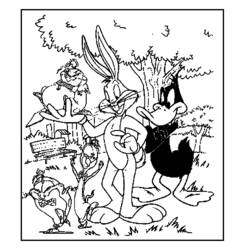 Disegno da colorare: Looney Tunes (Cartoni animati) #39148 - Pagine da Colorare Stampabili Gratuite