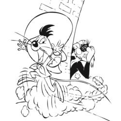 Disegno da colorare: Looney Tunes (Cartoni animati) #39207 - Pagine da Colorare Stampabili Gratuite