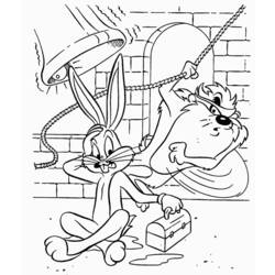 Disegno da colorare: Looney Tunes (Cartoni animati) #39214 - Pagine da Colorare Stampabili Gratuite