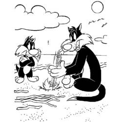Disegno da colorare: Looney Tunes (Cartoni animati) #39217 - Pagine da Colorare Stampabili Gratuite