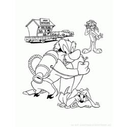 Disegno da colorare: Looney Tunes (Cartoni animati) #39265 - Pagine da Colorare Stampabili Gratuite
