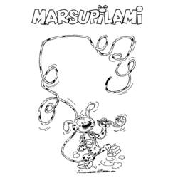 Disegno da colorare: Marsupilami (Cartoni animati) #50094 - Pagine da Colorare Stampabili Gratuite