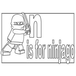 Disegno da colorare: ninjago (Cartoni animati) #24057 - Pagine da Colorare Stampabili Gratuite