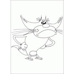 Disegno da colorare: Oggy e gli scarafaggi (Cartoni animati) #37854 - Pagine da Colorare Stampabili Gratuite