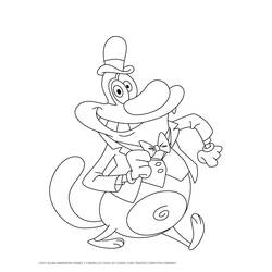 Disegno da colorare: Oggy e gli scarafaggi (Cartoni animati) #37866 - Pagine da Colorare Stampabili Gratuite