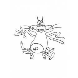 Disegno da colorare: Oggy e gli scarafaggi (Cartoni animati) #37867 - Pagine da Colorare Stampabili Gratuite