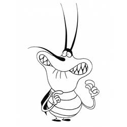 Disegno da colorare: Oggy e gli scarafaggi (Cartoni animati) #37872 - Pagine da Colorare Stampabili Gratuite