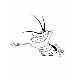 Disegno da colorare: Oggy e gli scarafaggi (Cartoni animati) #37890 - Pagine da Colorare Stampabili Gratuite