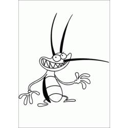 Disegno da colorare: Oggy e gli scarafaggi (Cartoni animati) #37893 - Pagine da Colorare Stampabili Gratuite