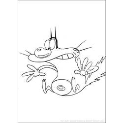 Disegno da colorare: Oggy e gli scarafaggi (Cartoni animati) #37909 - Pagine da Colorare Stampabili Gratuite