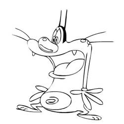 Disegno da colorare: Oggy e gli scarafaggi (Cartoni animati) #37916 - Pagine da Colorare Stampabili Gratuite