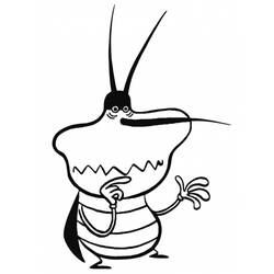 Disegno da colorare: Oggy e gli scarafaggi (Cartoni animati) #37929 - Pagine da Colorare Stampabili Gratuite