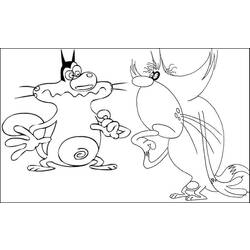 Disegno da colorare: Oggy e gli scarafaggi (Cartoni animati) #37933 - Pagine da Colorare Stampabili Gratuite