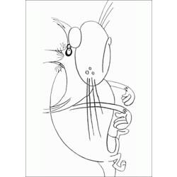 Disegno da colorare: Oggy e gli scarafaggi (Cartoni animati) #37936 - Pagine da Colorare Stampabili Gratuite