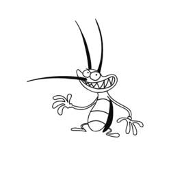 Disegno da colorare: Oggy e gli scarafaggi (Cartoni animati) #37938 - Pagine da Colorare Stampabili Gratuite