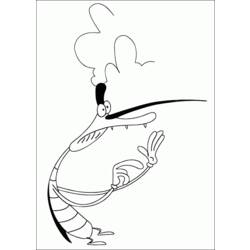 Disegno da colorare: Oggy e gli scarafaggi (Cartoni animati) #37963 - Pagine da Colorare Stampabili Gratuite