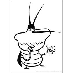 Disegno da colorare: Oggy e gli scarafaggi (Cartoni animati) #37968 - Pagine da Colorare Stampabili Gratuite