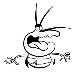 Disegno da colorare: Oggy e gli scarafaggi (Cartoni animati) #37993 - Pagine da Colorare Stampabili Gratuite