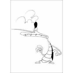 Disegno da colorare: Oggy e gli scarafaggi (Cartoni animati) #38000 - Pagine da Colorare Stampabili Gratuite