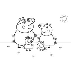 Disegno da colorare: Peppa Pig (Cartoni animati) #43905 - Pagine da Colorare Stampabili Gratuite