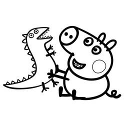 Disegno da colorare: Peppa Pig (Cartoni animati) #43906 - Pagine da Colorare Stampabili Gratuite