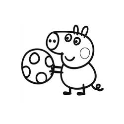 Disegno da colorare: Peppa Pig (Cartoni animati) #43914 - Pagine da Colorare Stampabili Gratuite