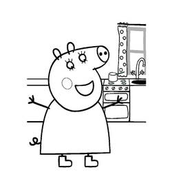 Disegno da colorare: Peppa Pig (Cartoni animati) #43917 - Pagine da Colorare Stampabili Gratuite