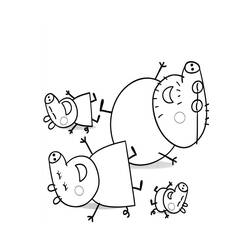 Disegno da colorare: Peppa Pig (Cartoni animati) #43918 - Pagine da Colorare Stampabili Gratuite