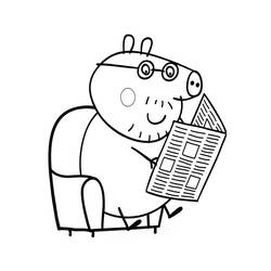 Disegno da colorare: Peppa Pig (Cartoni animati) #43921 - Pagine da Colorare Stampabili Gratuite
