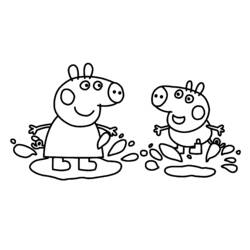 Disegno da colorare: Peppa Pig (Cartoni animati) #43923 - Pagine da Colorare Stampabili Gratuite
