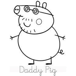 Disegno da colorare: Peppa Pig (Cartoni animati) #43928 - Pagine da Colorare Stampabili Gratuite